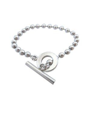 Gucci Ball Chain 925 Sterling Silver Bracelet